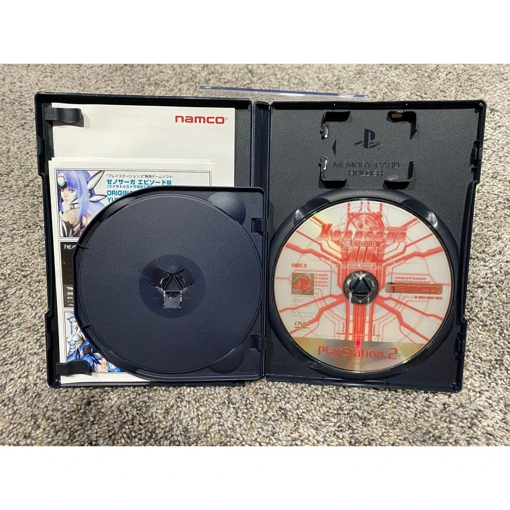 Video Game PS2 JRPG NTSC-J Xenosaga Episode III Namco Black OS Excellent